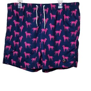 Southern Proper Swim Stuff Swim Trunks Size XL Dogs Preppy Coastal Beach Surf